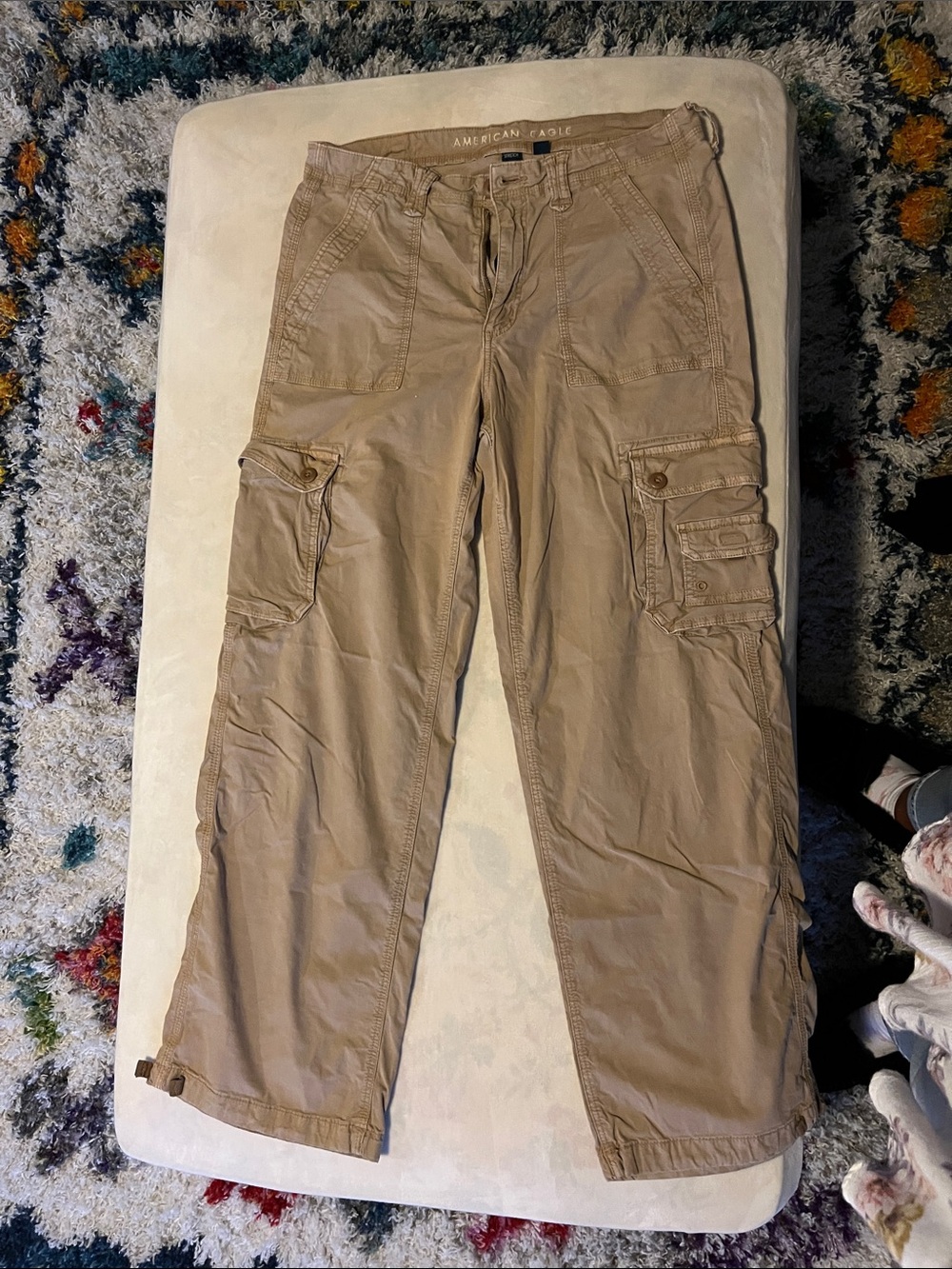 American Eagle Outfitters Tan Women's Cargo Pants